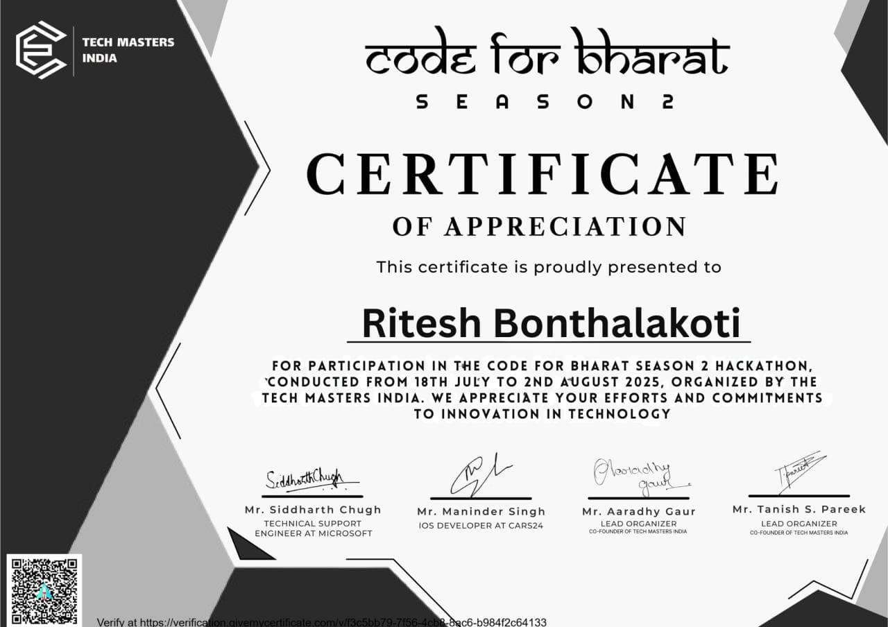 Code for Bharath